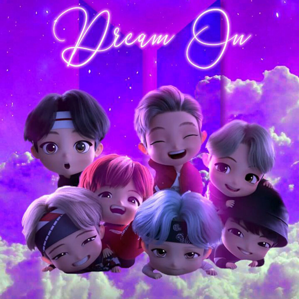 عکس انیمیشنی BTS فانتزی