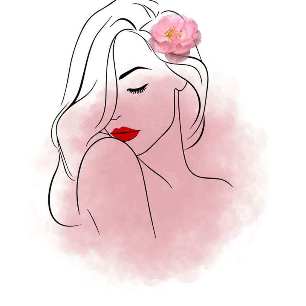 عکس پروفایل هنری نقاشی دخترانه 