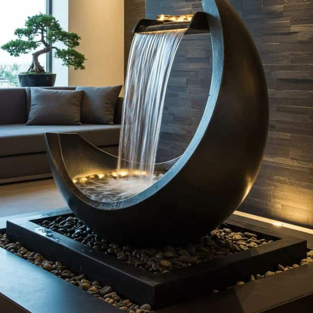 آبنمای باغی جذاب