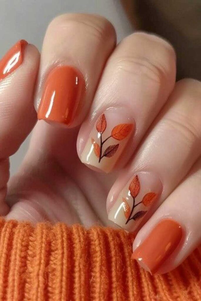  10 مدل ناخن شیک و عاشقانه مخصوص پاییز 1404 💅