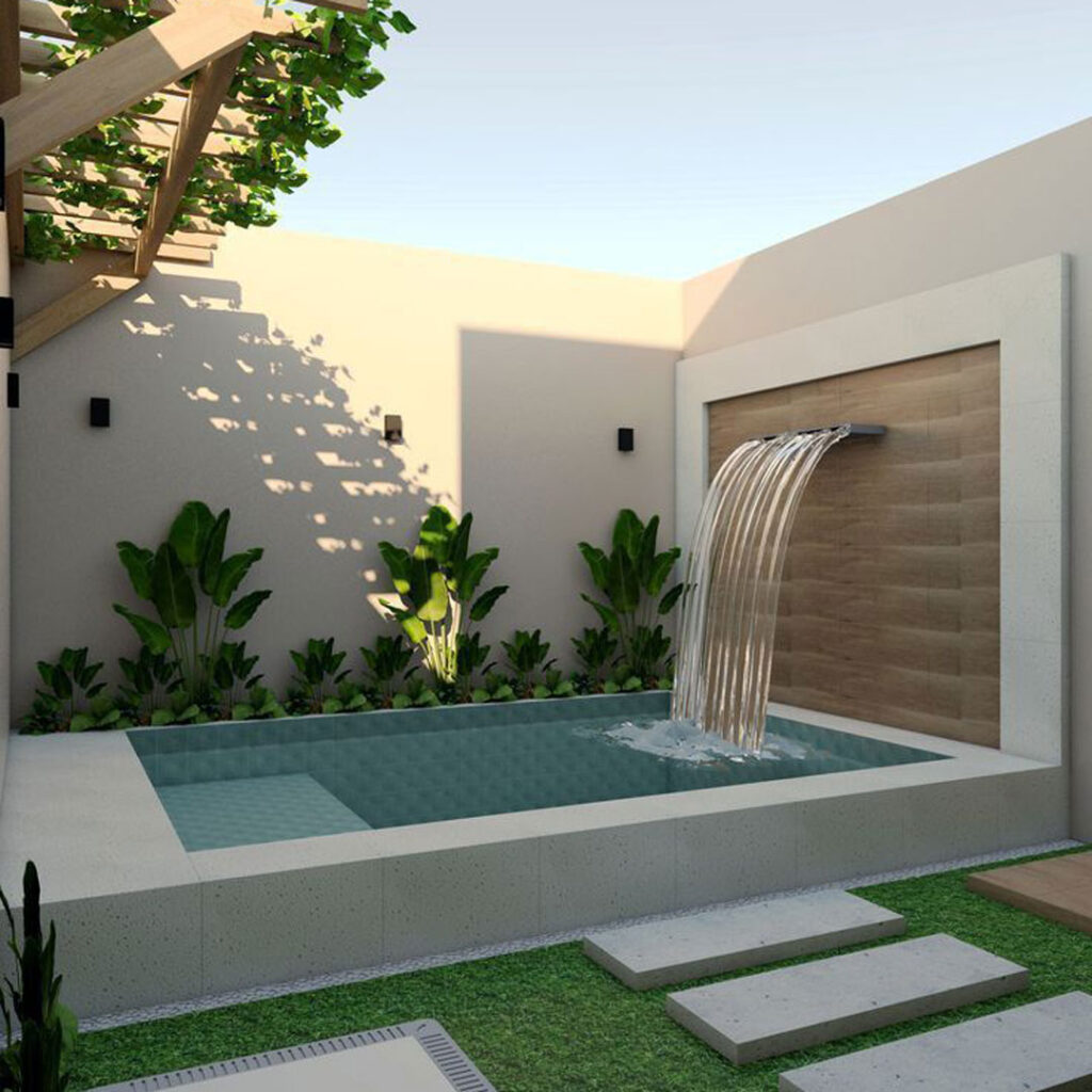 دیزاین حیاط خانه خاص