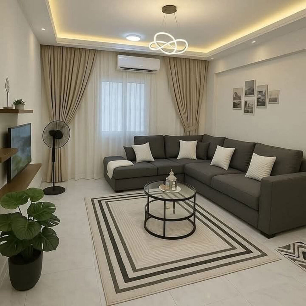 زیباترین طراحی نشیمن کوچک