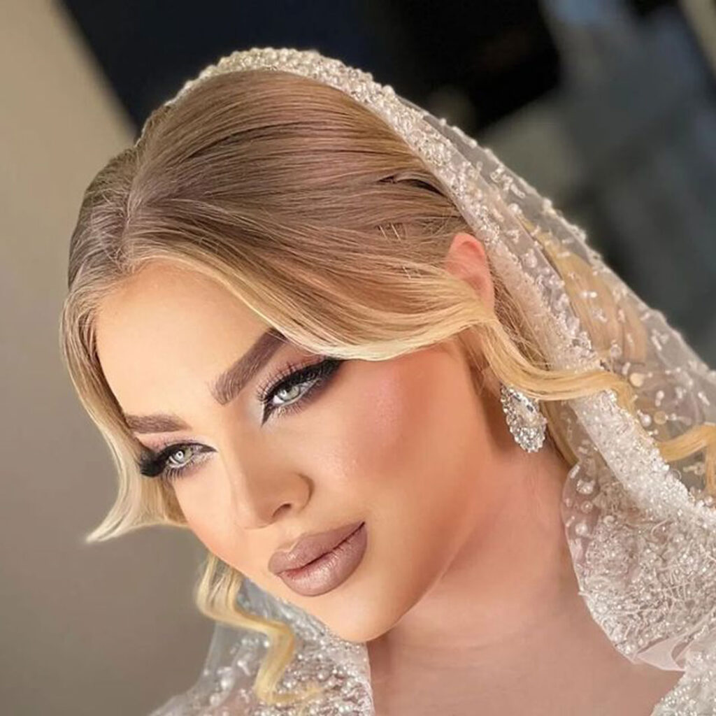  آرایش عروس عربی