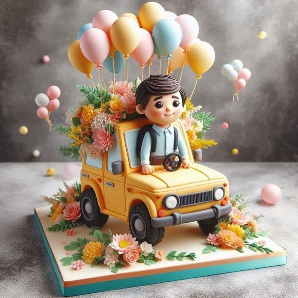 کیک برای تولد بچگانه