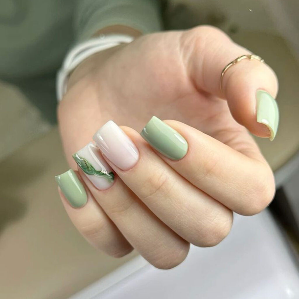 ناخن مینیمالیسم زیبا