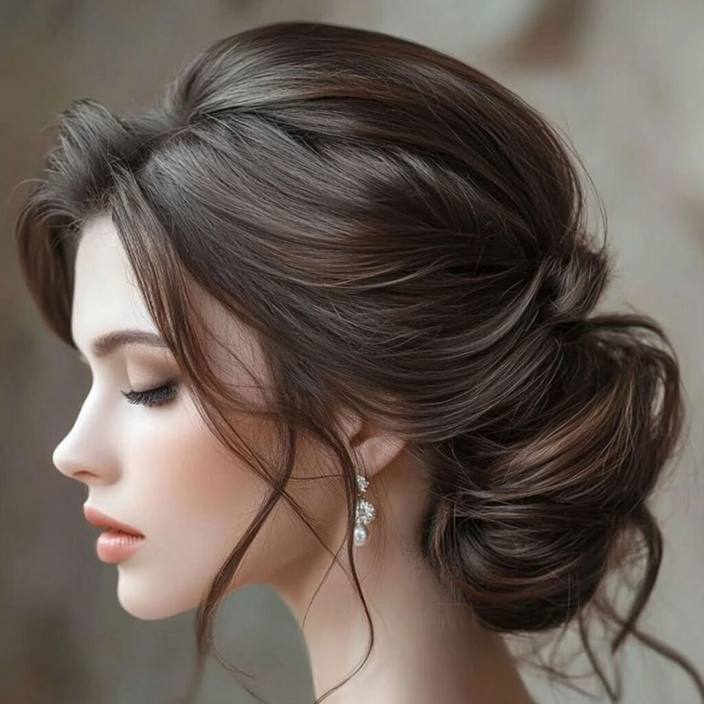 مدل‌ شینیون دخترانه شیک