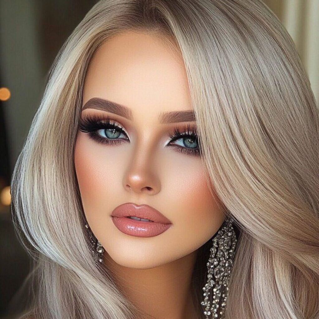 آرایش‌ لاکچری و پر زرق‌ و برق غلیظ
