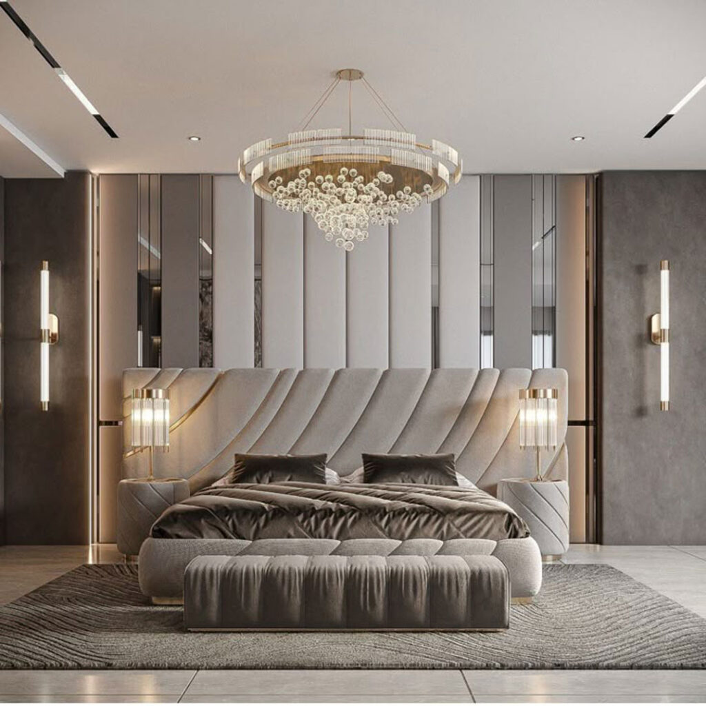 دیزاین اتاق خواب لوکس