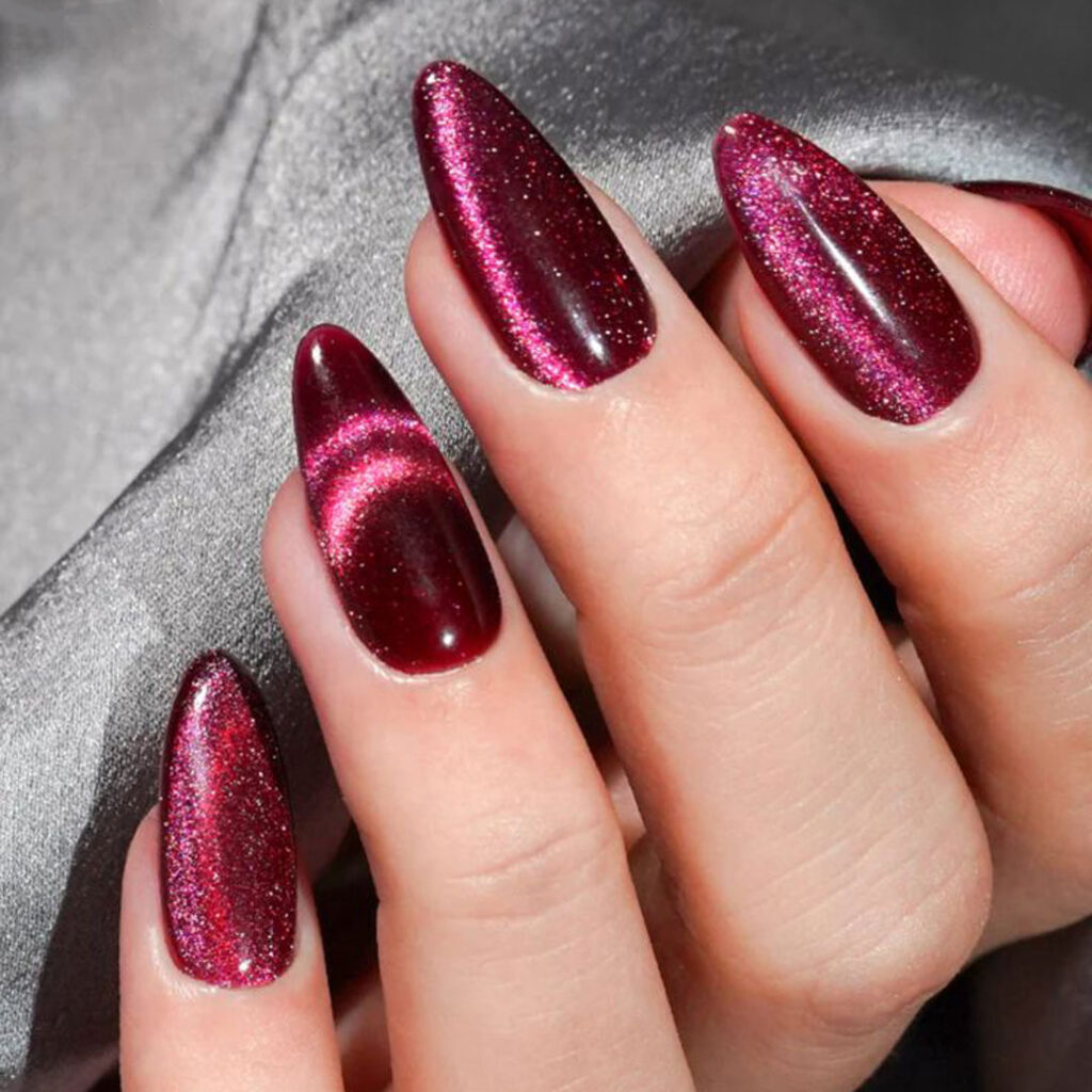 مدل ناخن Cat Eye مدرن