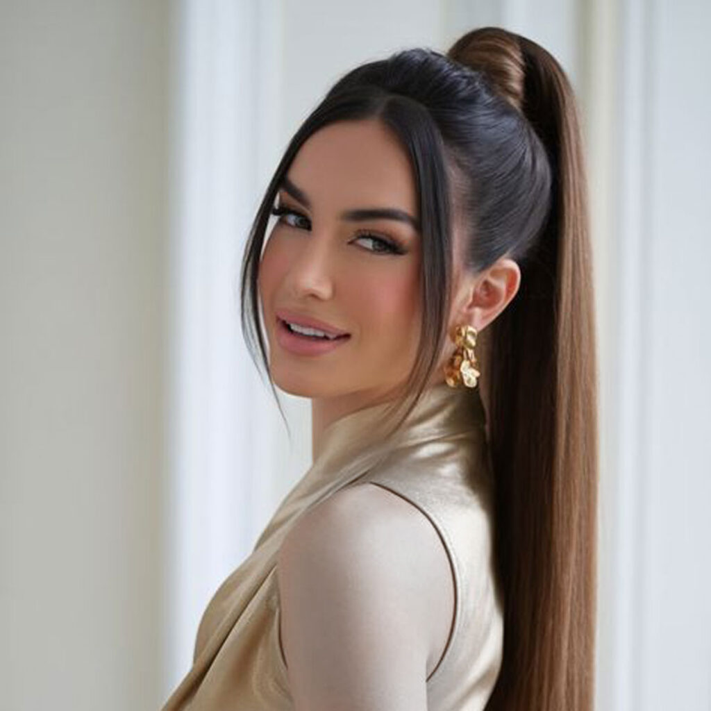 موی دم اسبی زیبا و ساده؛ مدل موی دم اسبی
