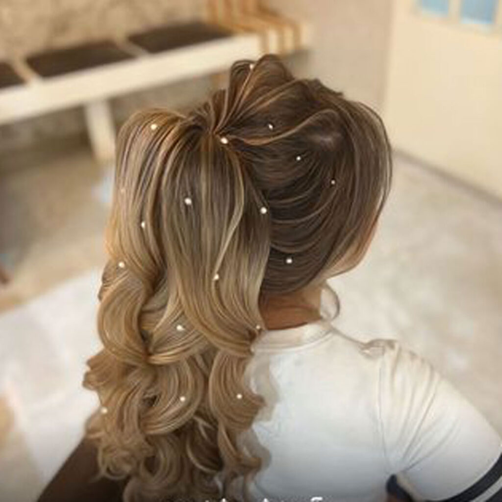 بهترین مدل موی دم اسبی ساده
