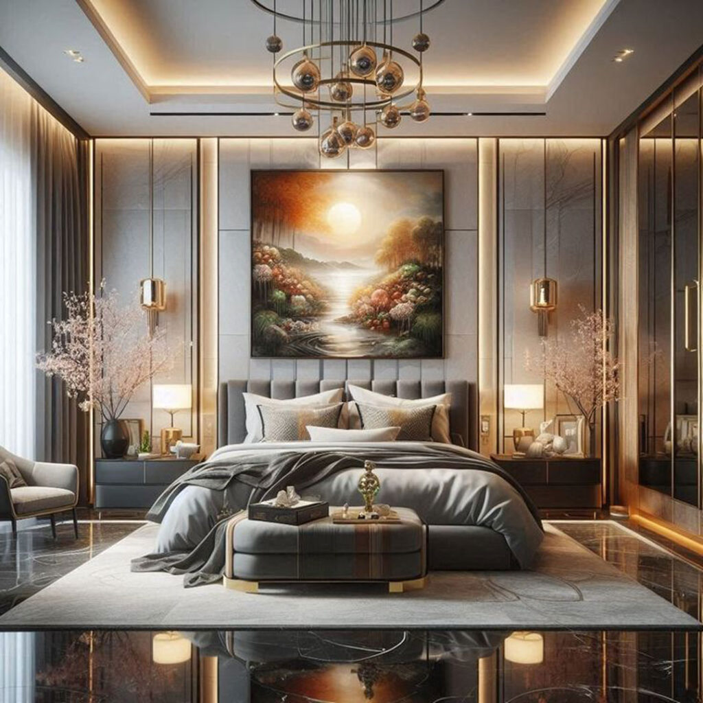 دیزاین اتاق خواب خاص و زیبا