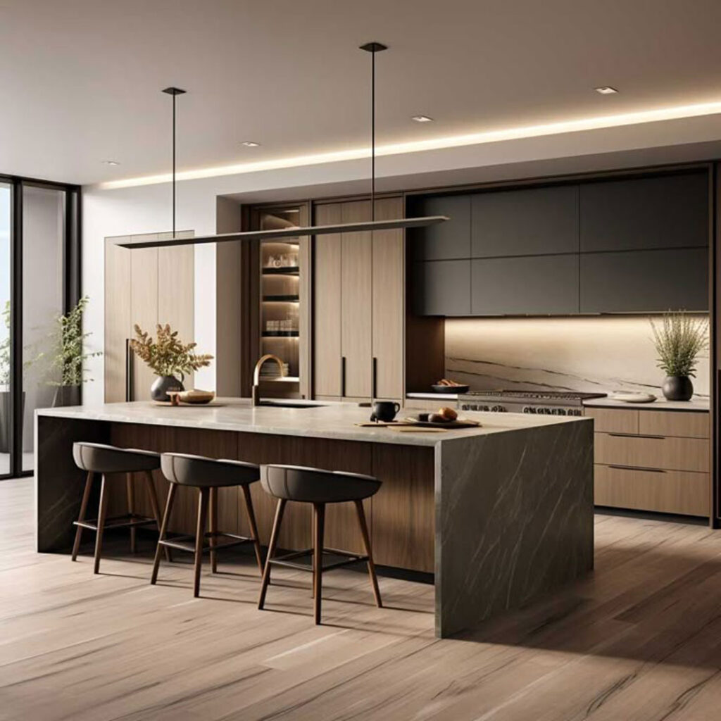 مدل کابینت زیبا برای دکوراسیون آشپزخانه‌