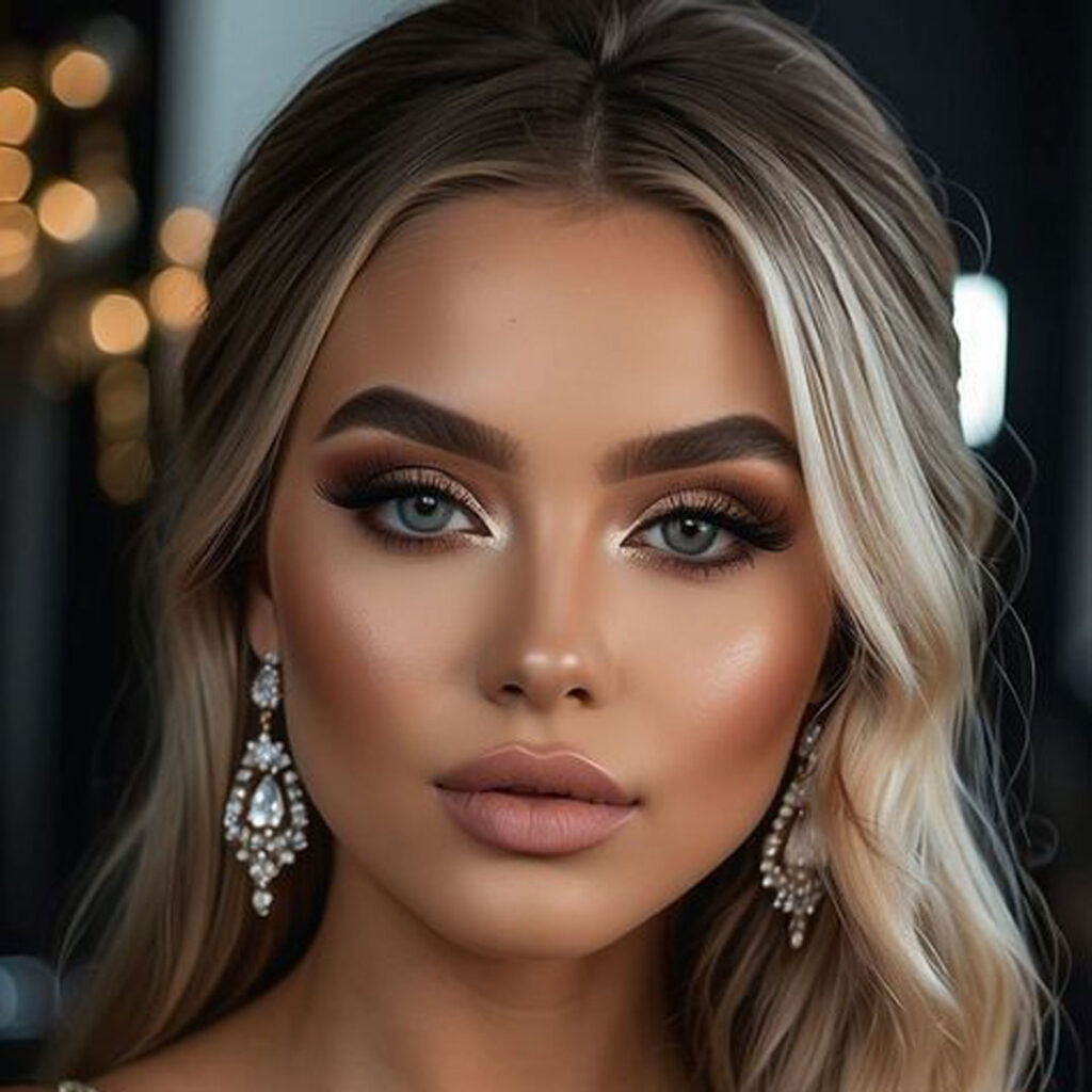 آرایش برای چشم‌ های آبی خاص و زیبا