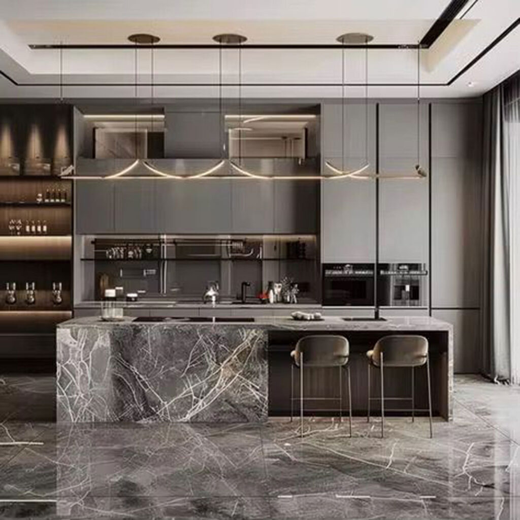 تاثیر طراحی کابینت بر زیبایی و کارایی آشپزخانه خاص