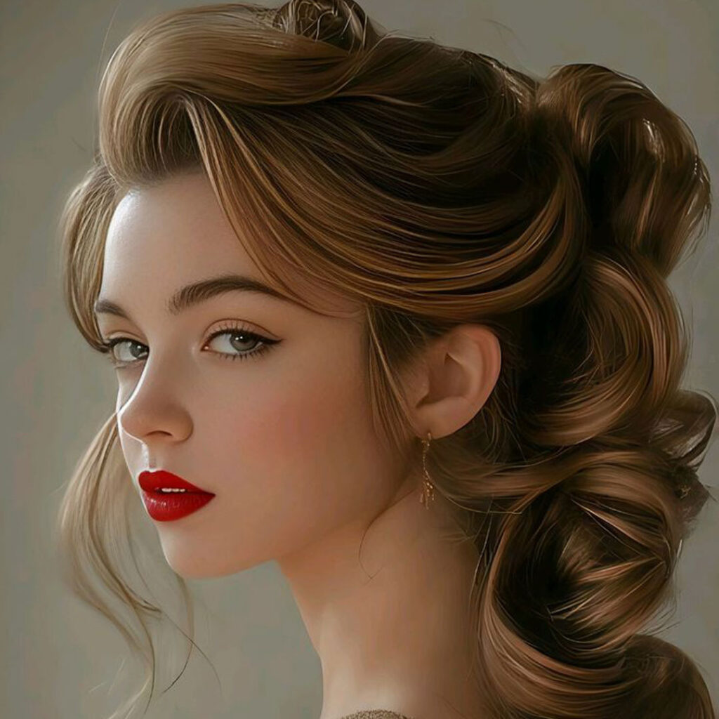 شینیون موی زنانه مدرن
