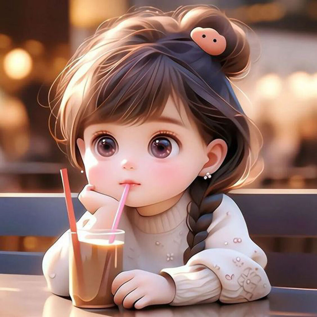 خاص ترین عکس کارتونی دخترونه برای پروفایل 