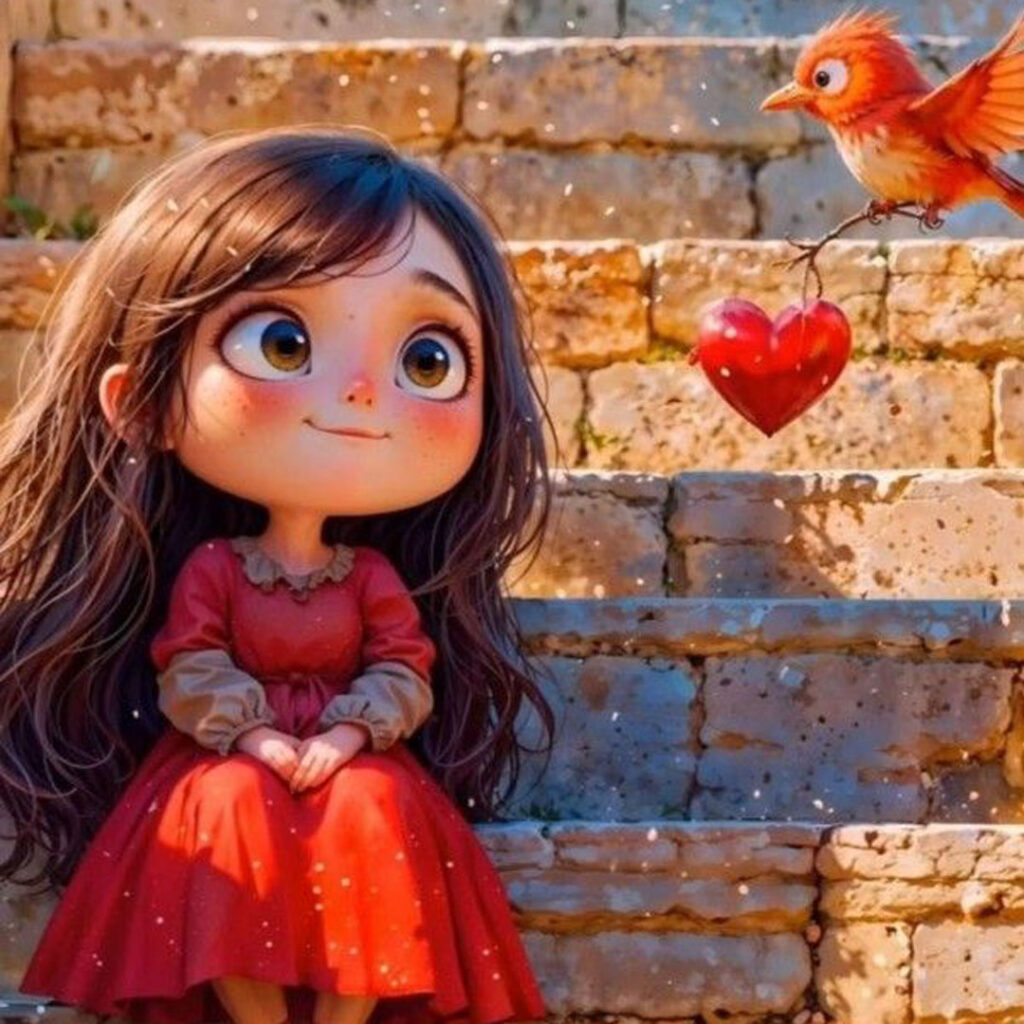 عکس‌ کارتونی دخترانه زیبا برای پروفایل