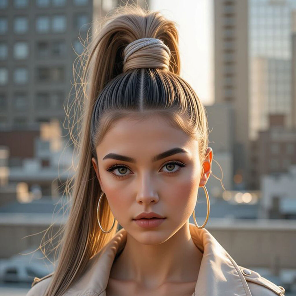 مدل موی دم‌ اسبی جذاب