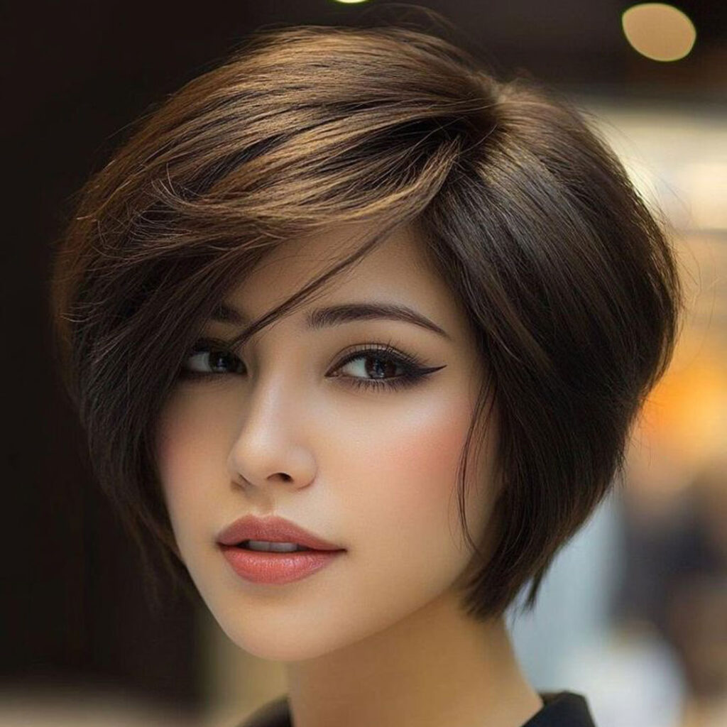 مدل موی زنانه یک‌ طرفه کوتاه خاص