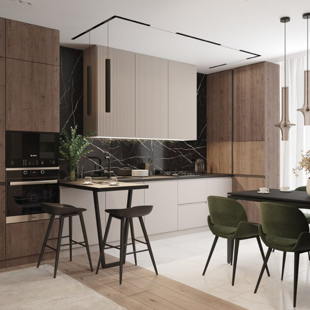 مدل‌ جدید کابینت آشپزخانه جذاب