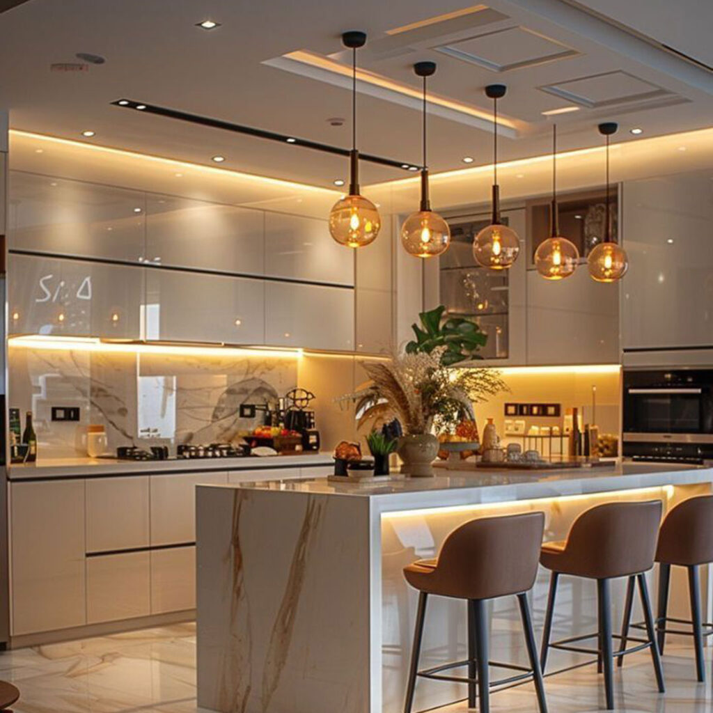 مدل‌ کابینت و دیزاین آشپزخانه لوکس