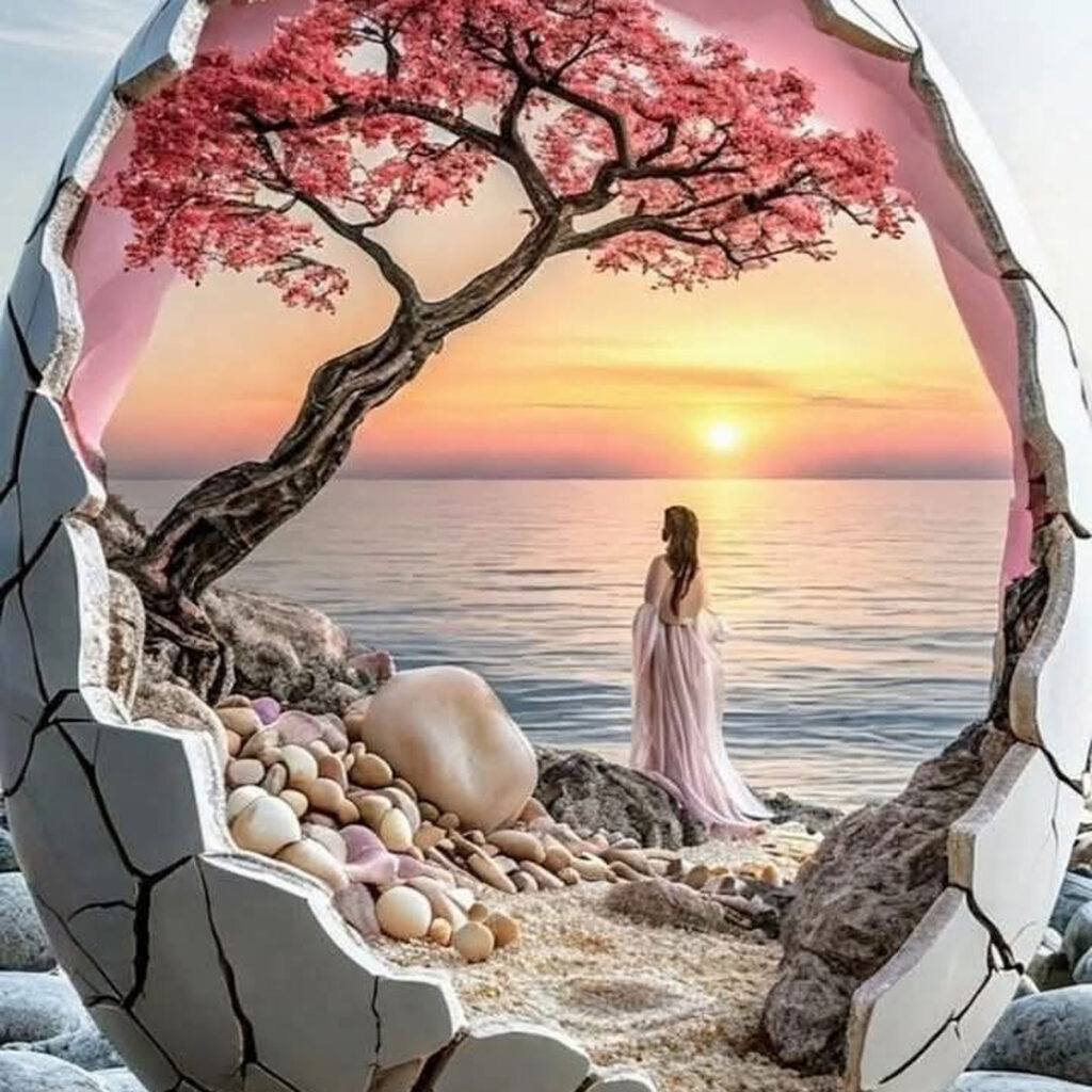 والپیپر فانتزی دریا برای گوشی