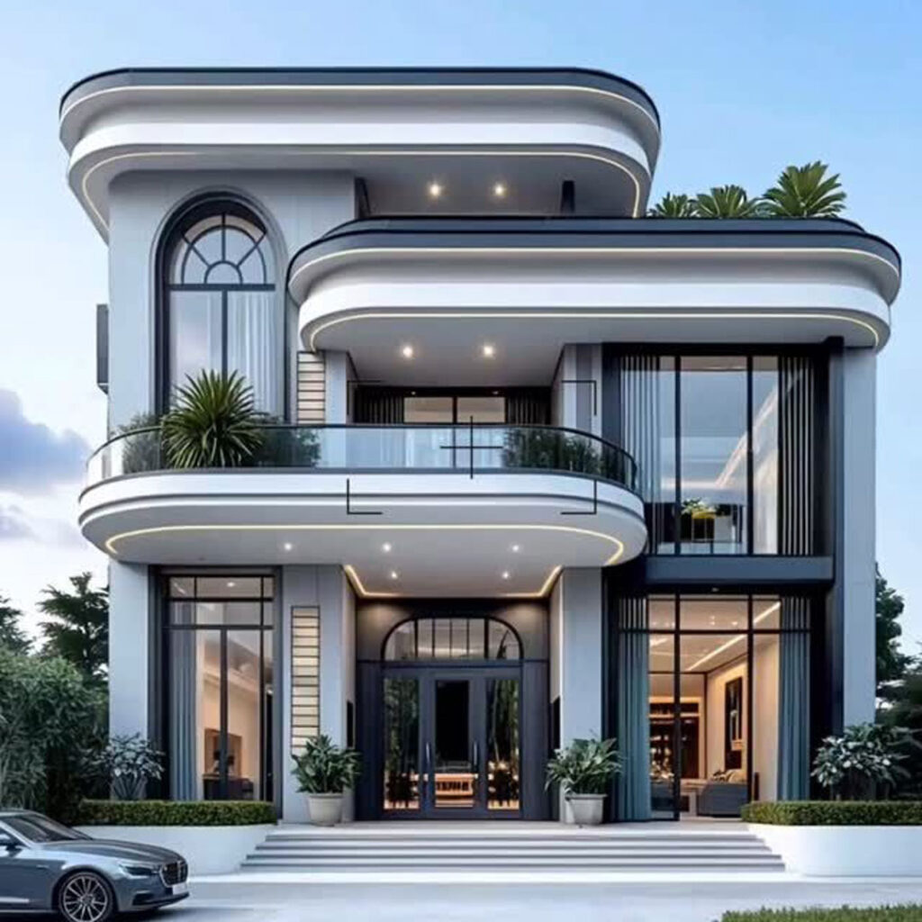 بهترین مدل نمای ویلایی لوکس