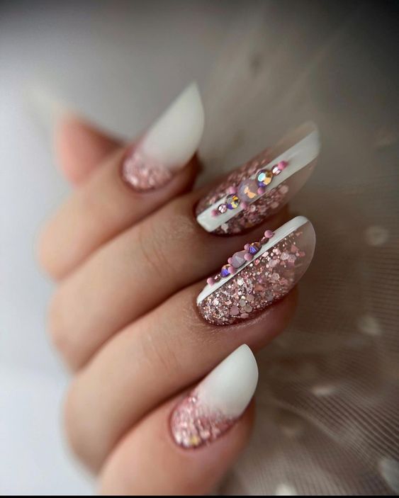 ژلیش ناخن عروسی زیبا و جذاب