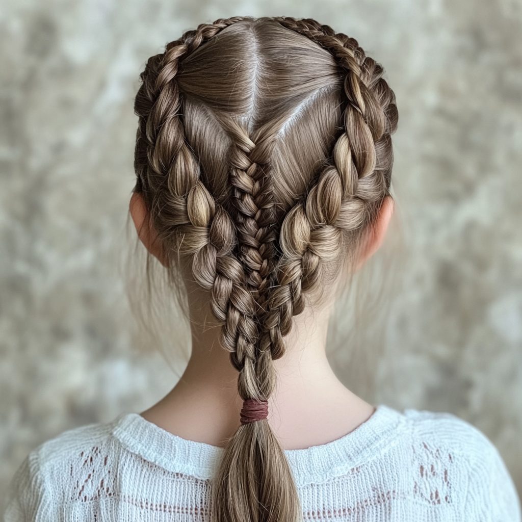 Waterfall Ponytails
