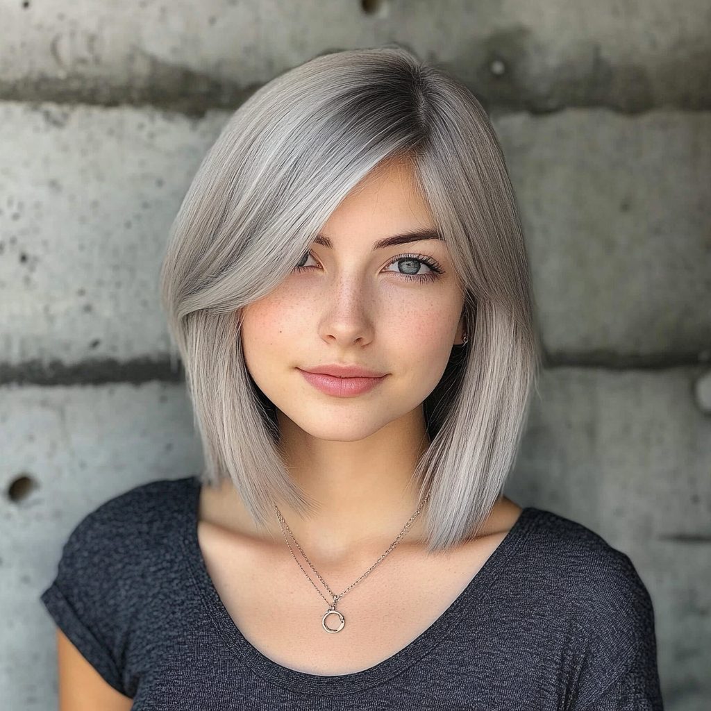 موهای نازک با رنگ خاکستری خاص