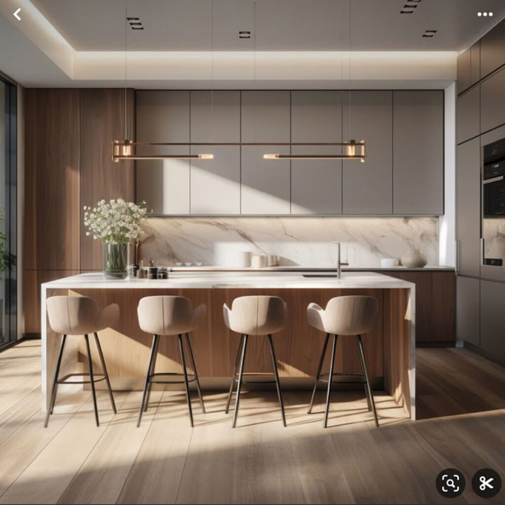 دیزاین کابینت آشپزخانه مدرن
