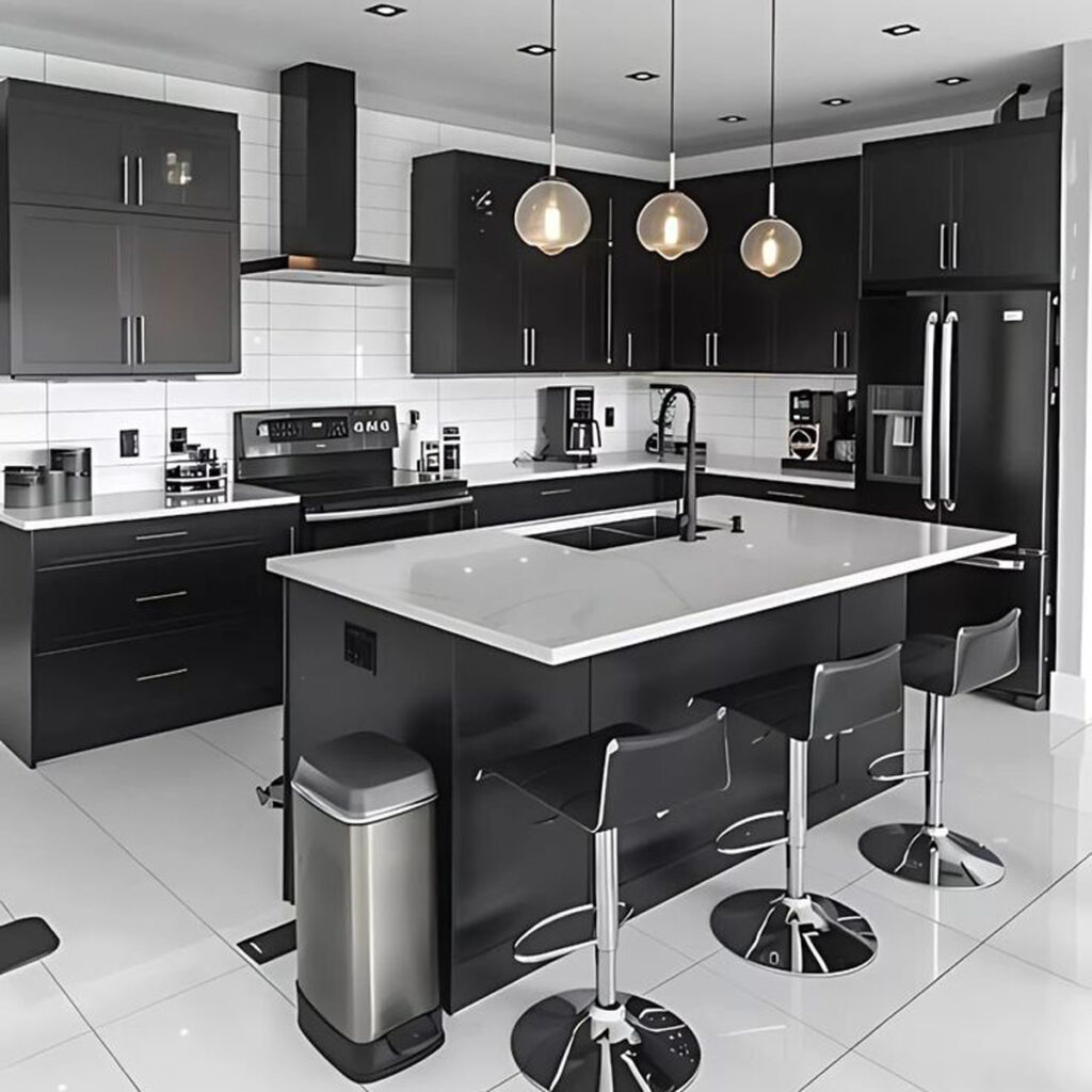 دیزاین کابینت آشپزخانه جذاب