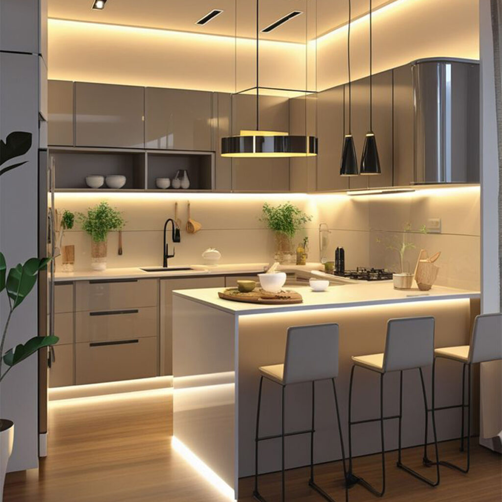 دیزاین کابینت آشپزخانه خاص و زیبا