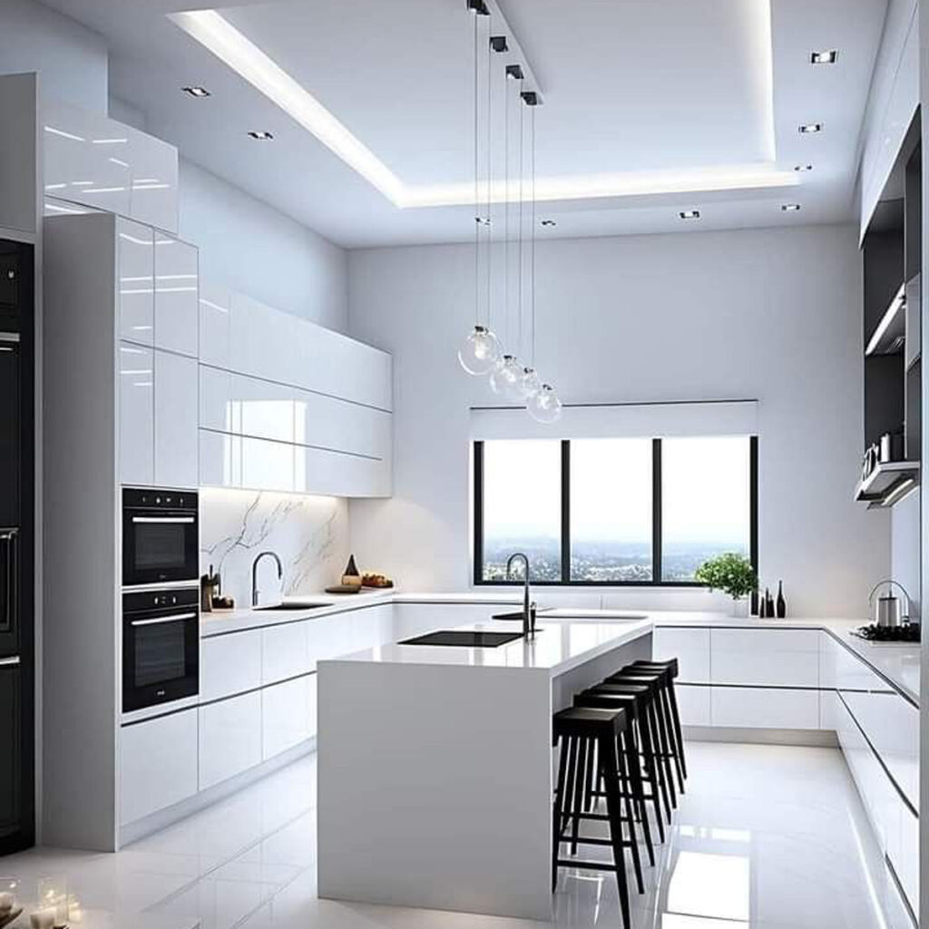 ترند رنگ و طراحی کابینت آشپزخانه مینیمال
