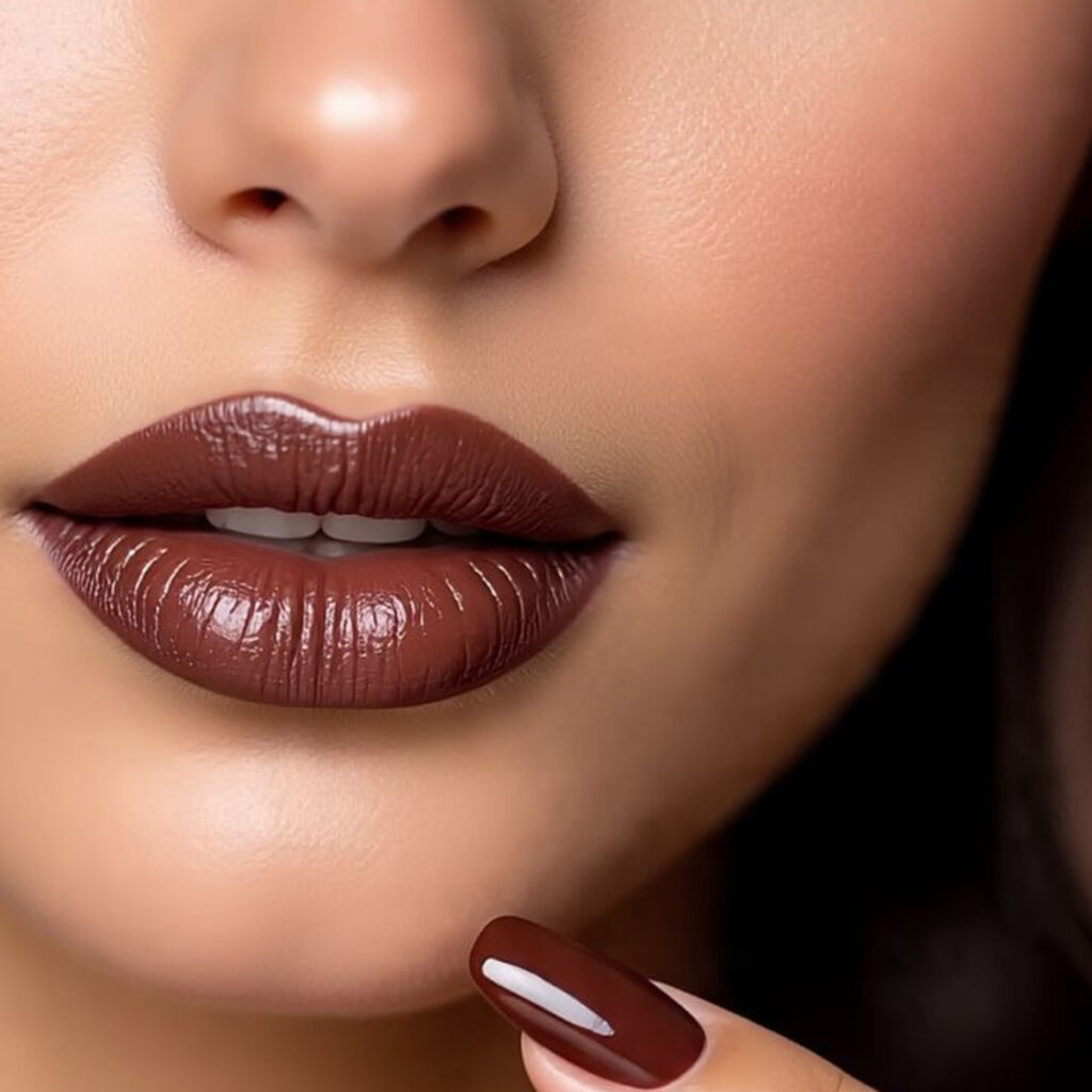 رنگ رژ لب شیک پاییز