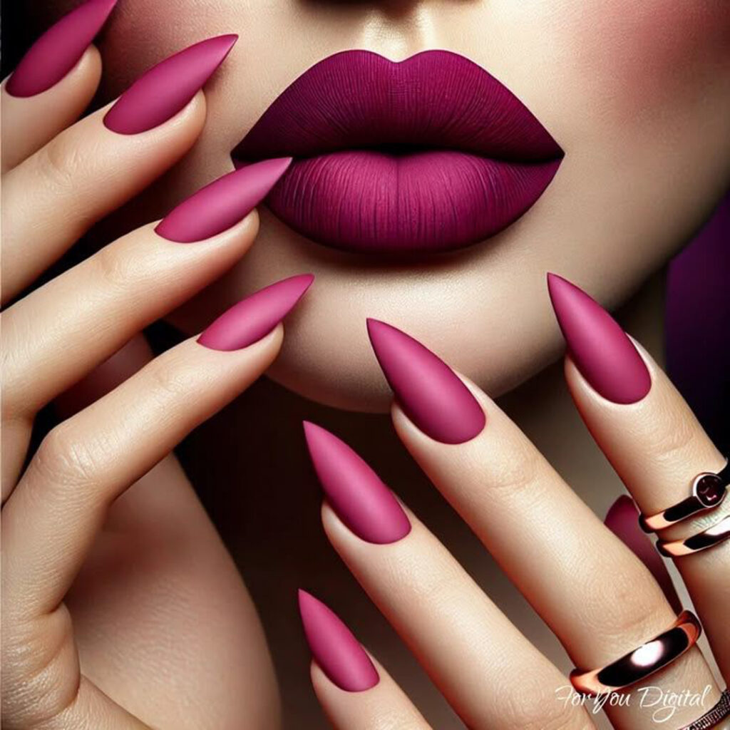 رنگ رژ لب پاییزی سرخابی