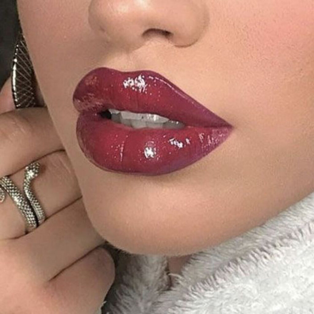 رنگ رژ لب پاییزی ترند