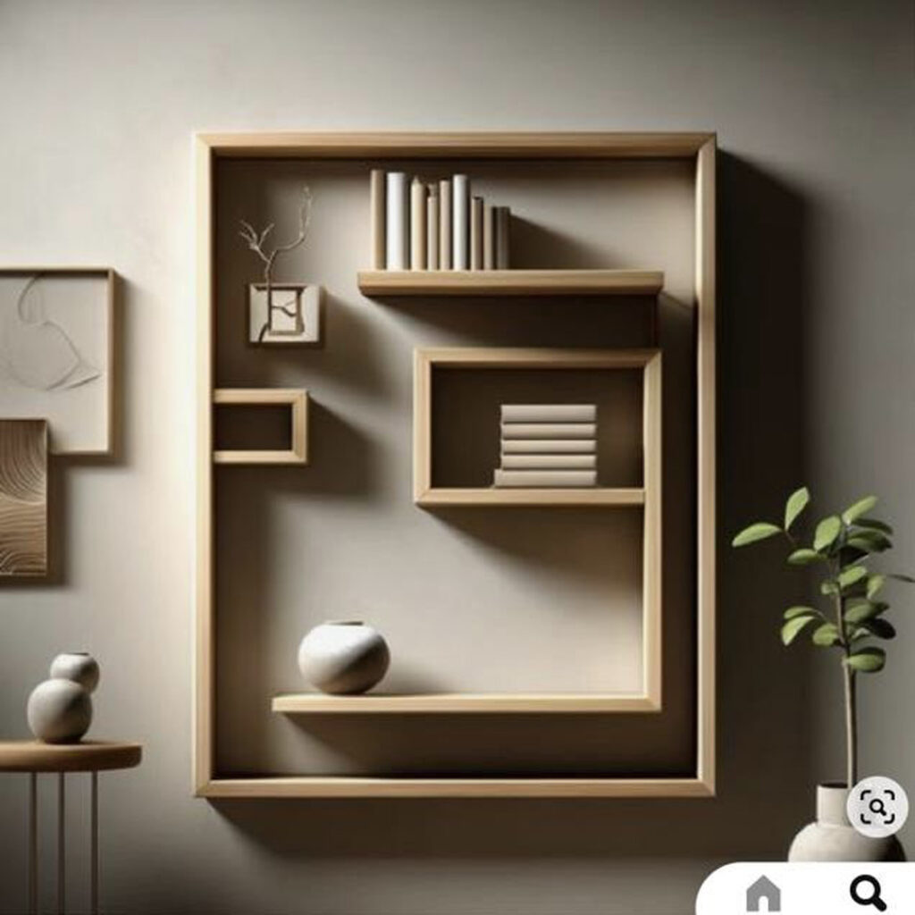 قفسه کتاب دکوری