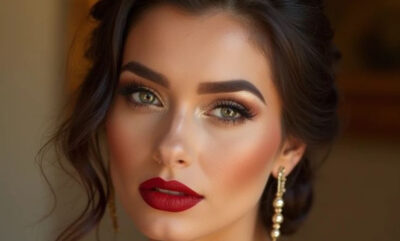 ✨ مدل‌ های ترند 2026 برای آرایش صورت با رژ قرمز