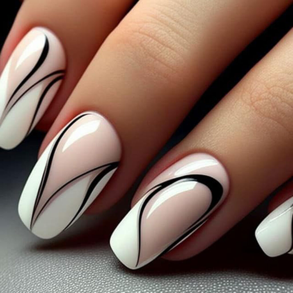طرح ناخن مدرن