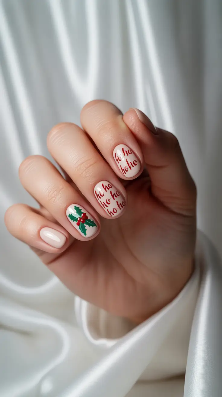 طراحی ناخن ژلی کوتاه برای زمستان 2025-2026 💅