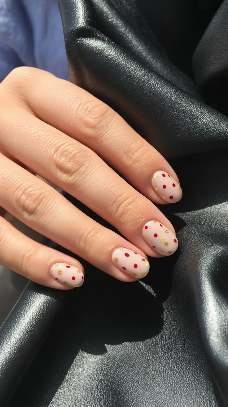 طراحی ناخن ژلی کوتاه برای زمستان 2025-2026 💅