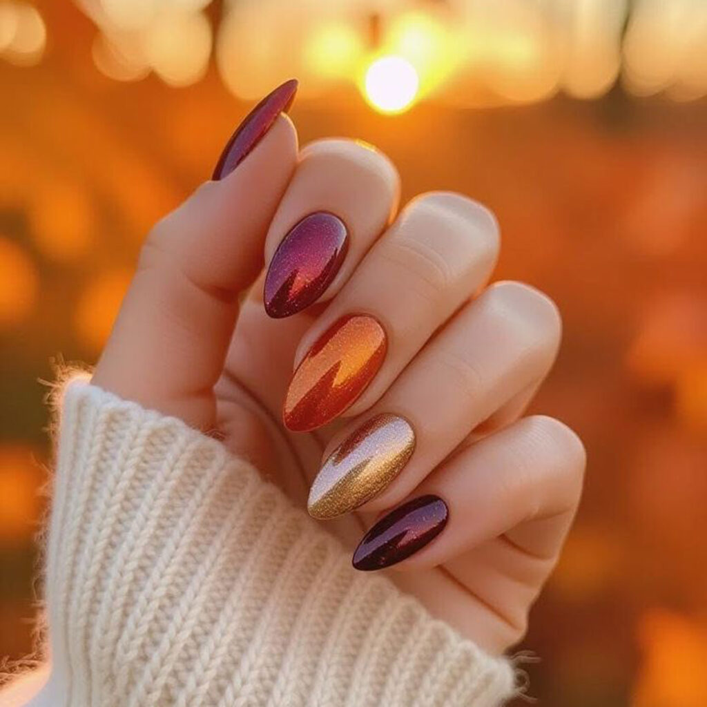 زیباترین رنگ‌ های لاک ژل پاییز