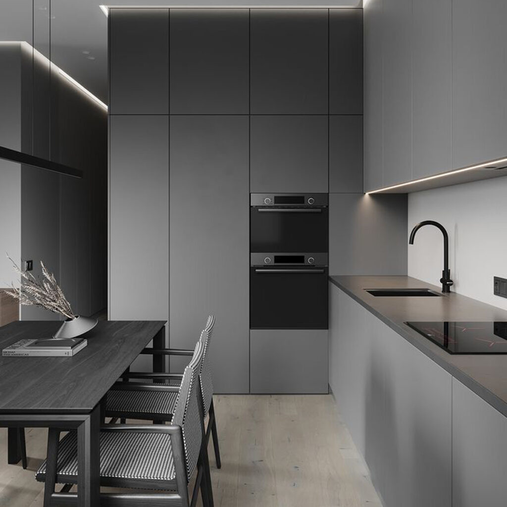 طراحی کابینت طوسی