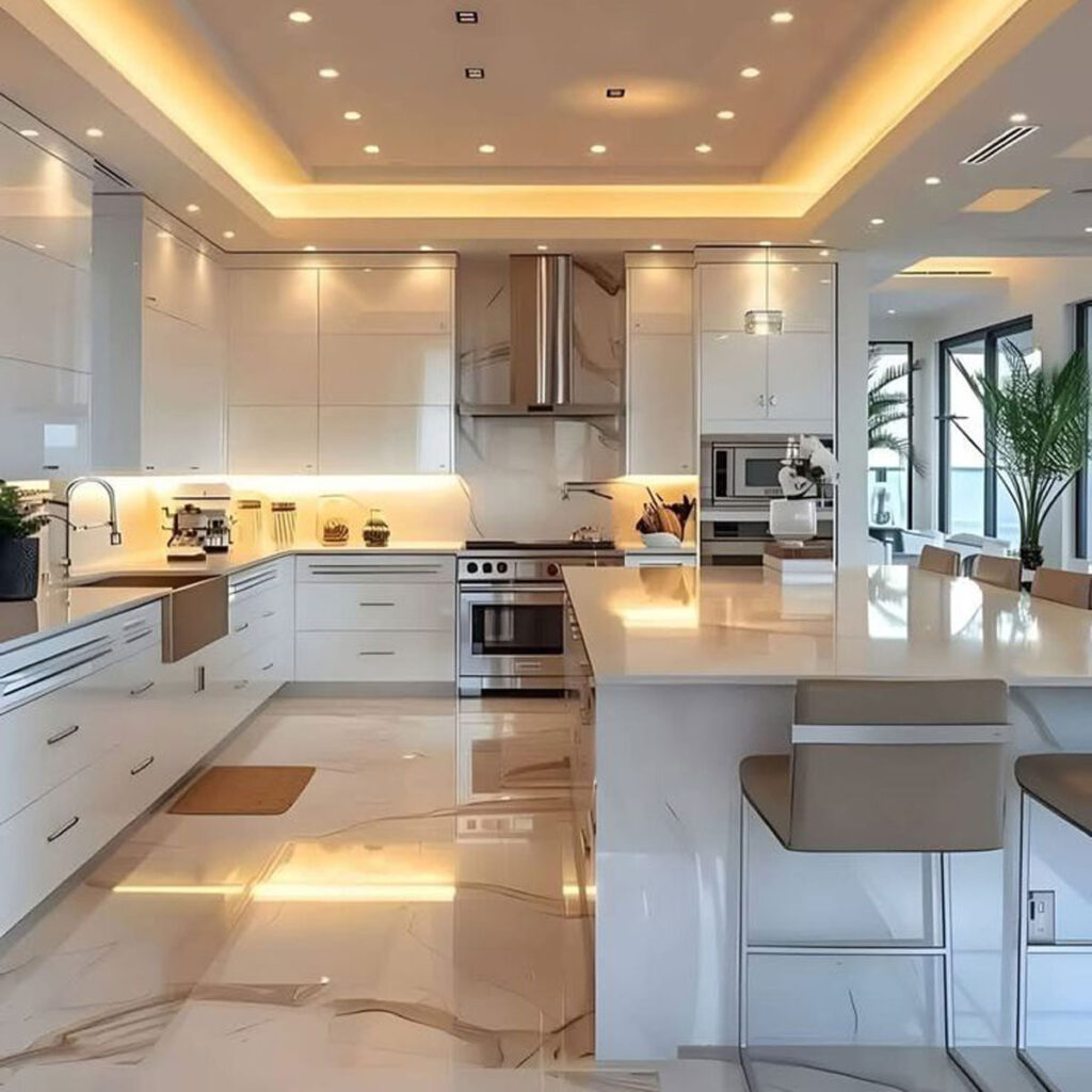 ترندهای 2026 در طراحی کابینت‌ سفید