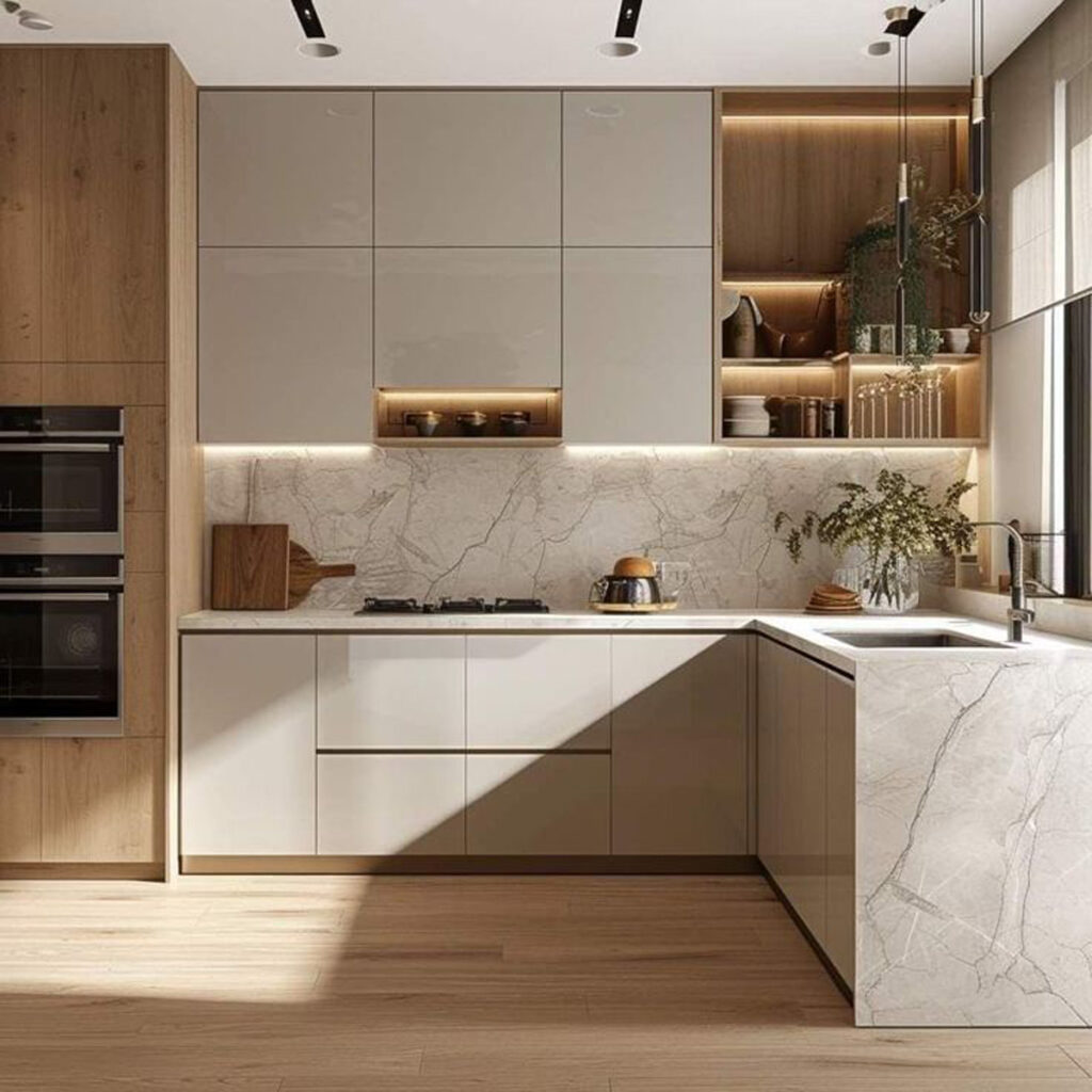 طراحی کابینت ترند با سبک مینیمال و جذاب