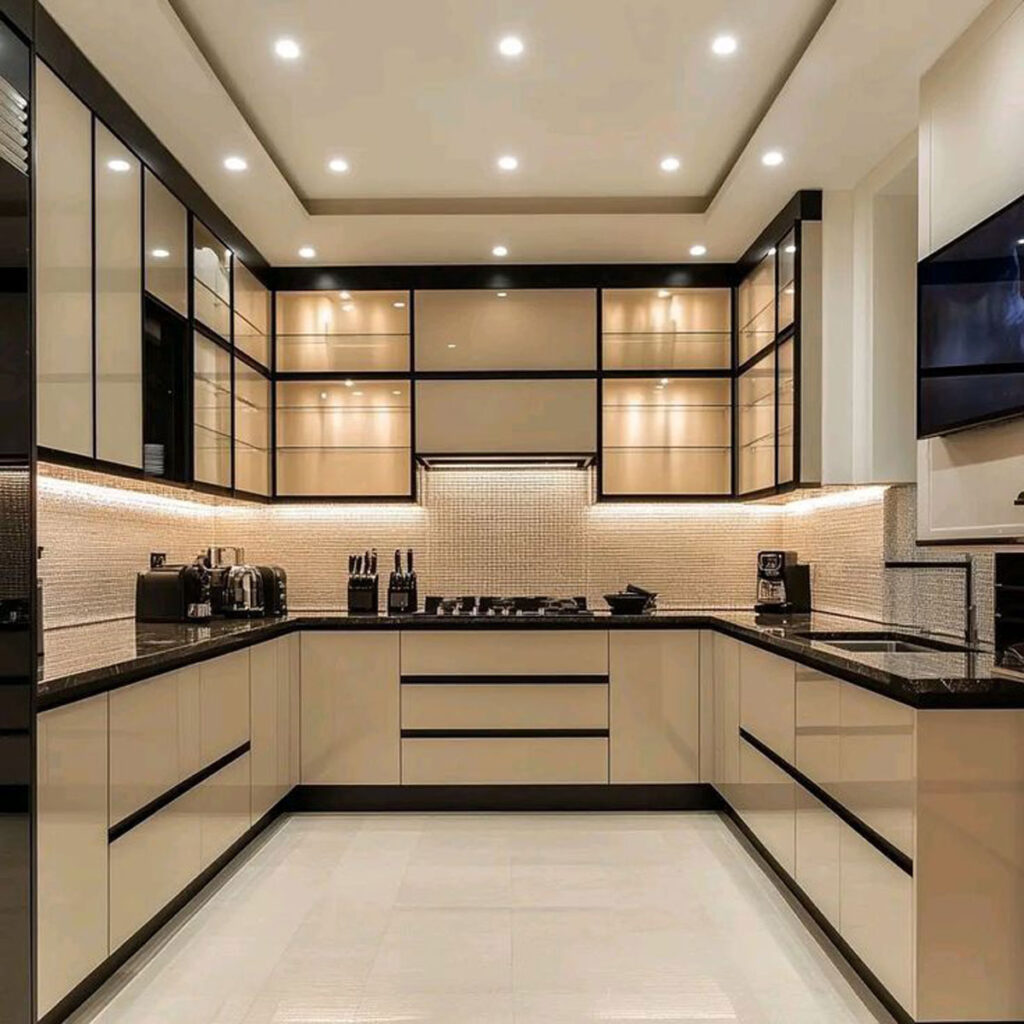 مدل کابینت مدرن و شیک برای آشپزخانه‌ امروزی