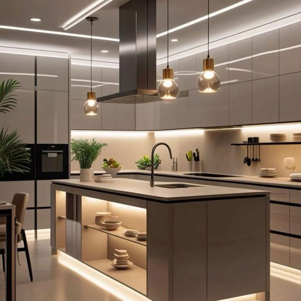 مدل کابینت مدرن و دکوراتیو برای آشپزخانه‌ امروزی 