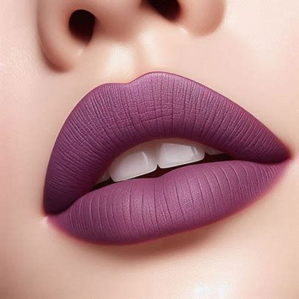 رنگ‌ های رژ لب بنفش